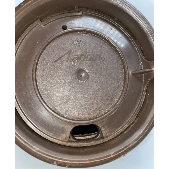 Tim Hortons Wide Base Insulated Travel Mug No Spill Slip Tip Aladdin Thermos - Picture 5 of 12